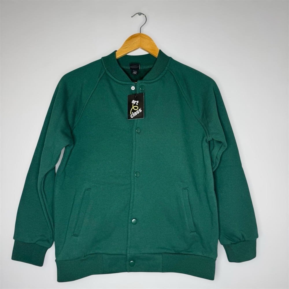 New Art Class Boy’s Bomber Sweater Jacket Size L (10/12)